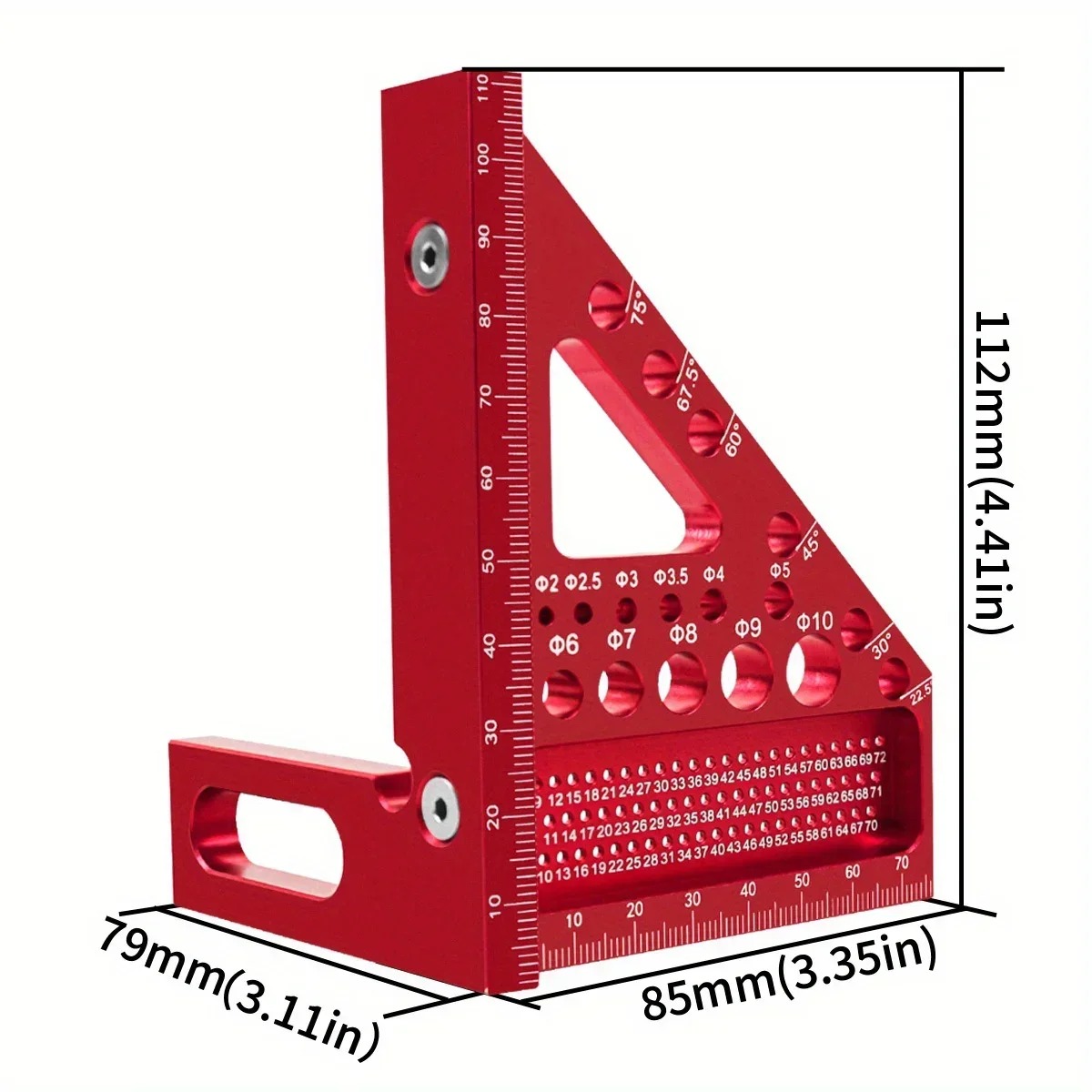 3D Multi‑Angle Measuring Ruler - Workshop Measuring Tools recension och pris