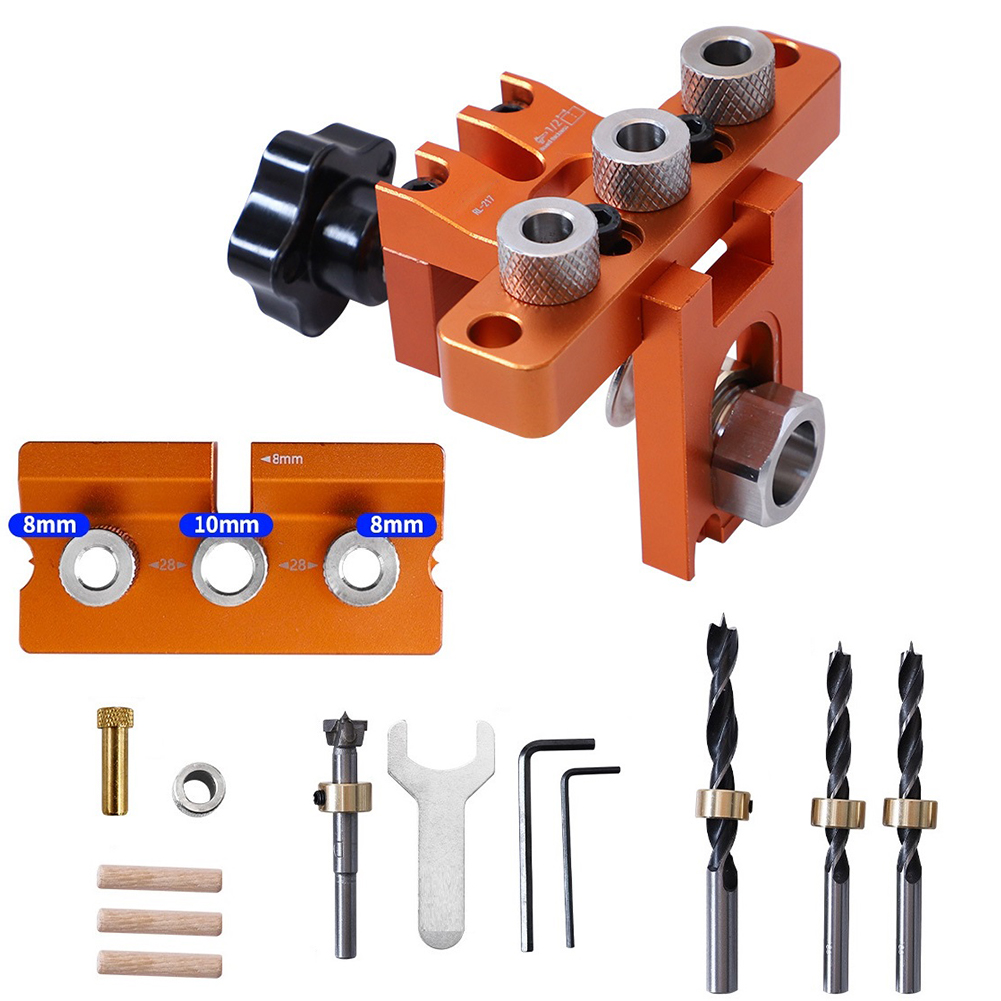 3 In Adjustable Wood Dowel Pun - Pocket Hole Jig recension och pris