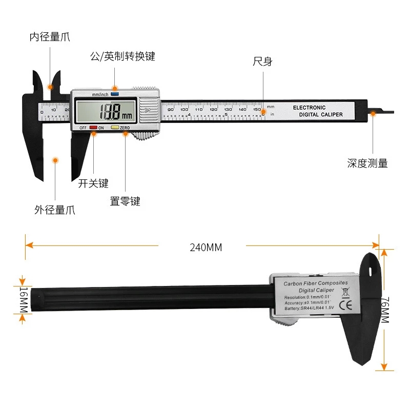 Digital Electronic Vernier Cal - Workshop Measuring Tools recension och pris