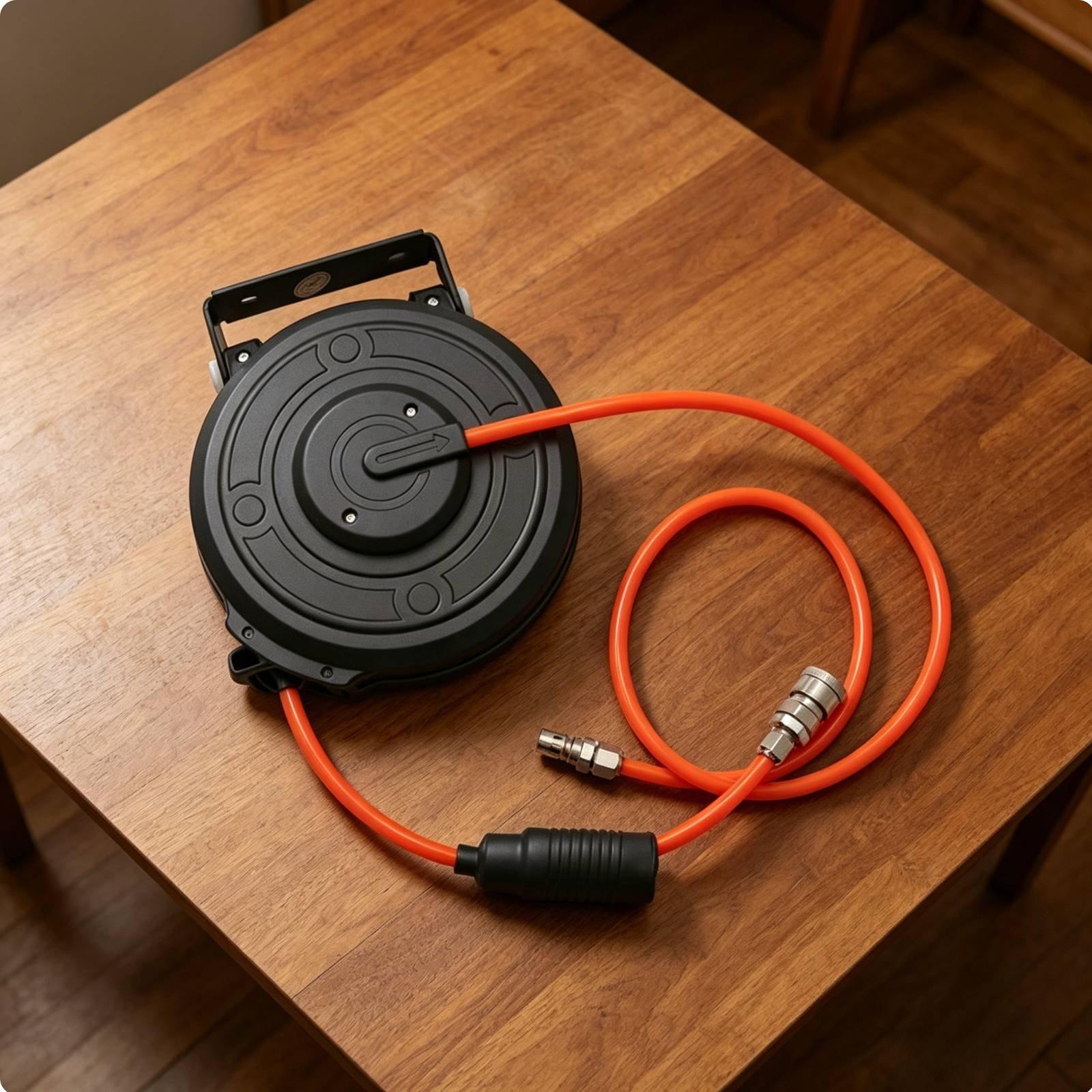 Retractable Pneumatic Air Hose - Tools In The Workshop recension och pris