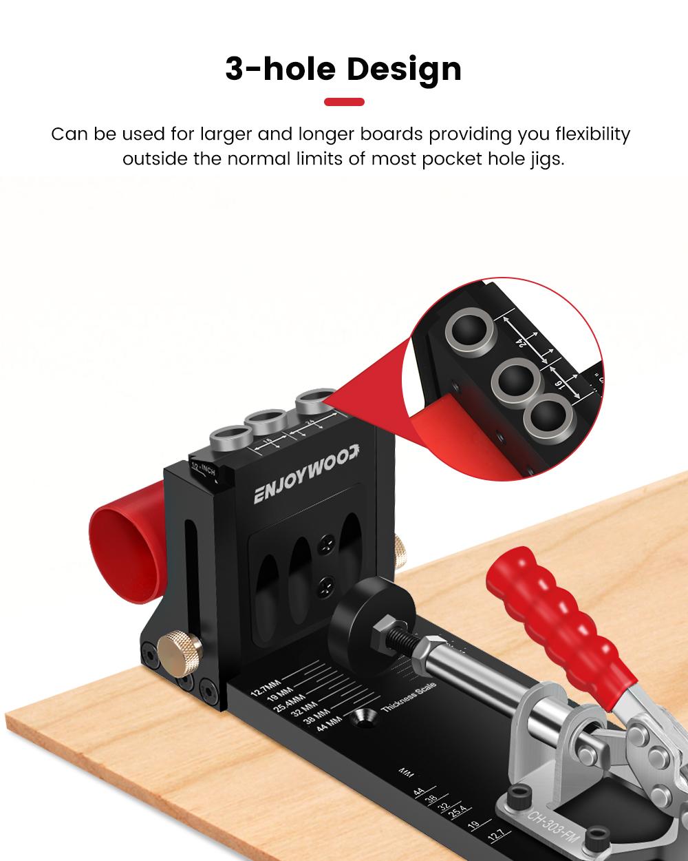 ENJOYWOOD XK4 Woodworking Incl - Pocket Hole Jig recension och pris