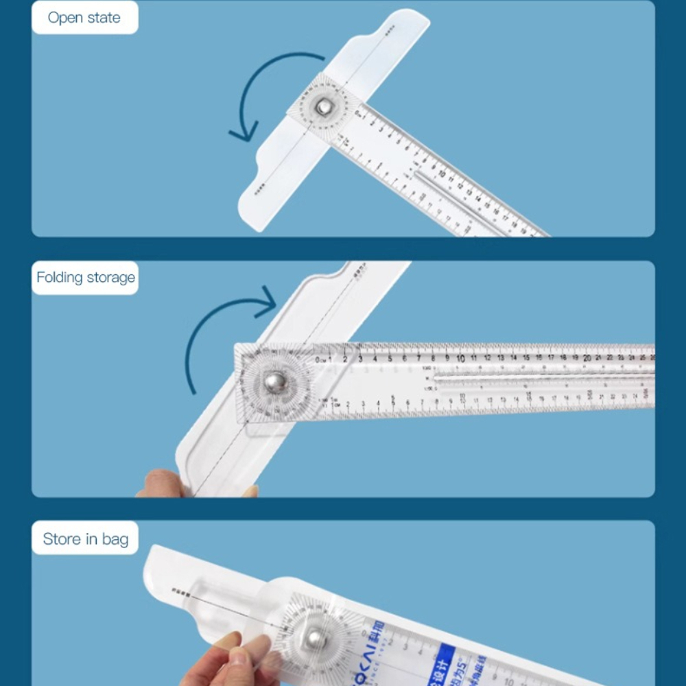 Dual-Sided T Square Ruler Clea - Workshop Measuring Tools recension och pris