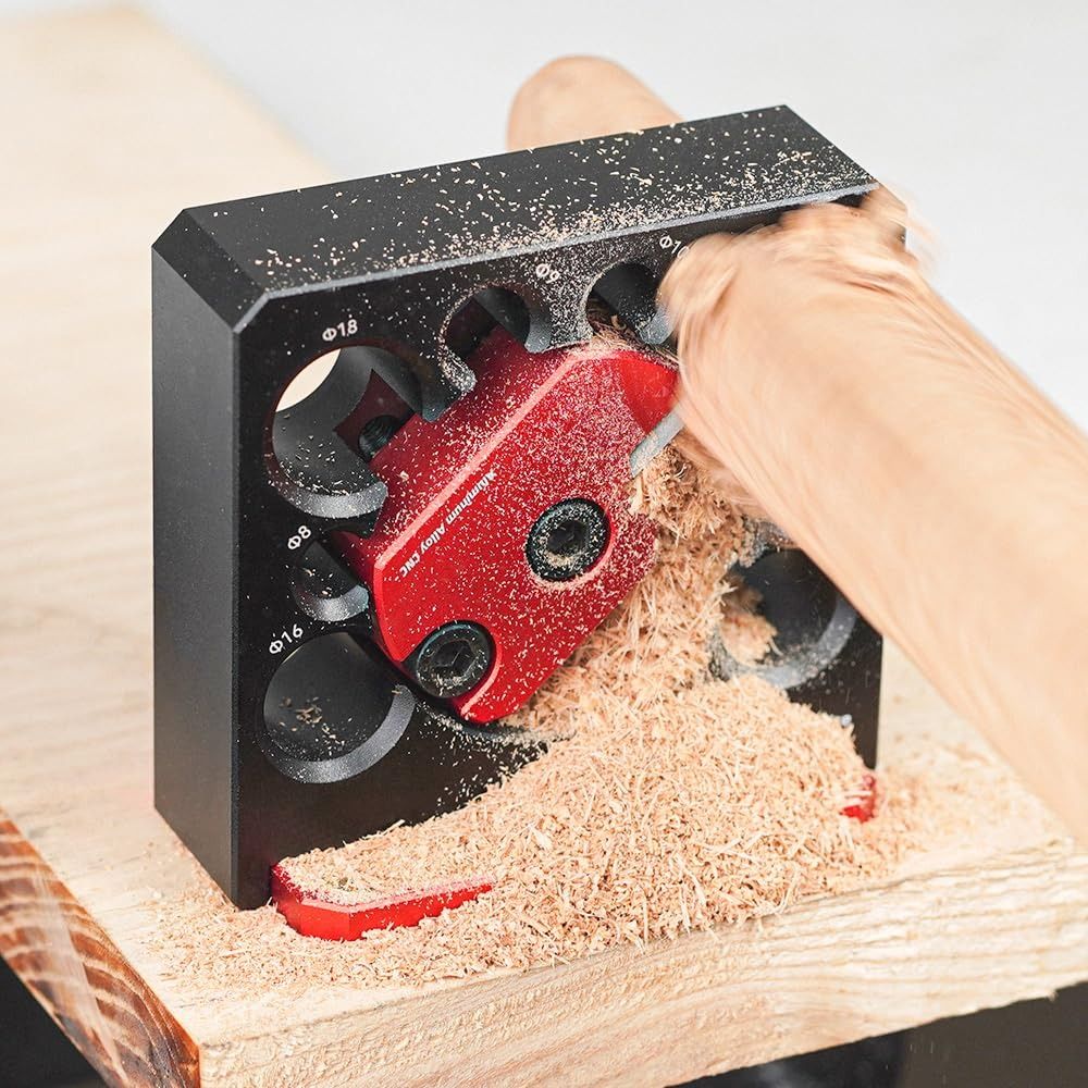 8 Holes Dowel Maker Jig Adjust - Pocket Hole Jig recension och pris
