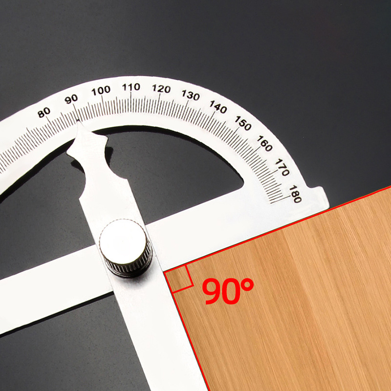 180 Degree Protractor Metal An - Workshop Measuring Tools recension och pris