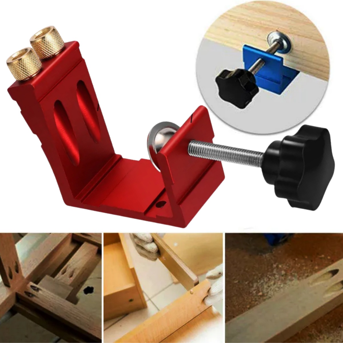 1 Set Pocket Hole Jig for Wood - Pocket Hole Jig recension och pris