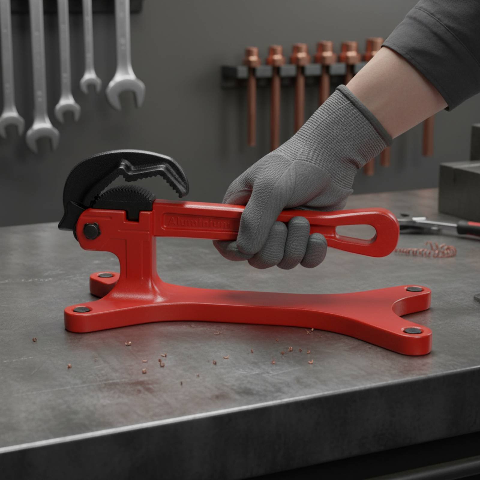 Self-Locking Pipe Wrench Porta - Tools In The Workshop recension och pris