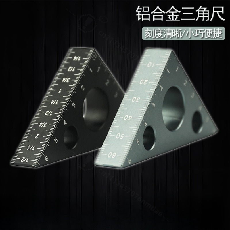 Thick Aluminum Triangle Ruler  - Marking Tools In Workshop recension och pris