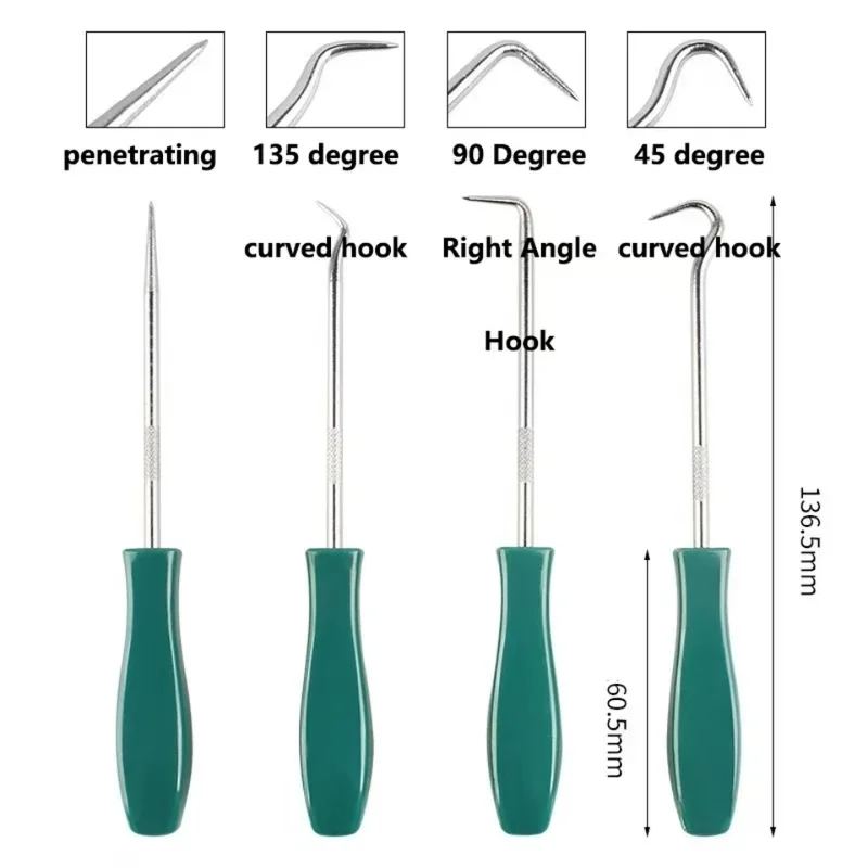 4Pcs 135mm Oil Seal Pick Hooks - Tools Set Workshop recension och pris