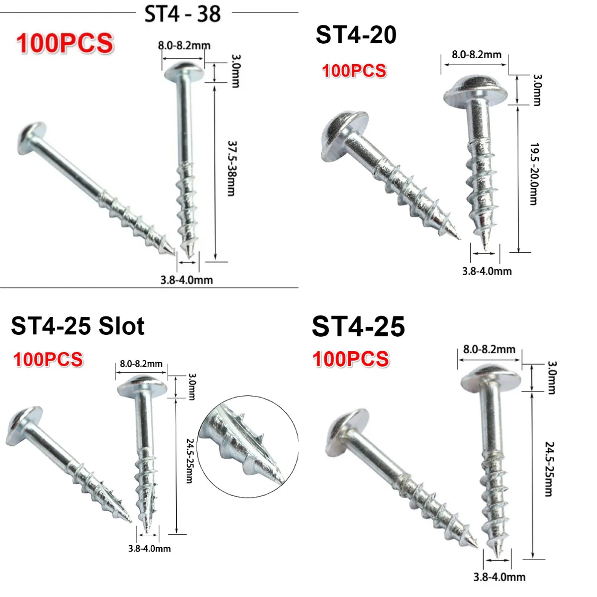 100Pcs Zinc‑Plated Phillips Po - Pocket Hole Jig recension och pris
